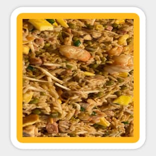 chinese rice pattern Sticker